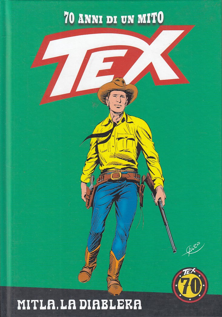 FB- 70 ANNI DI UN MITO TEX N.63 MITLA LA DIABLERA CON FIGURINE -- GdS -- C - G24