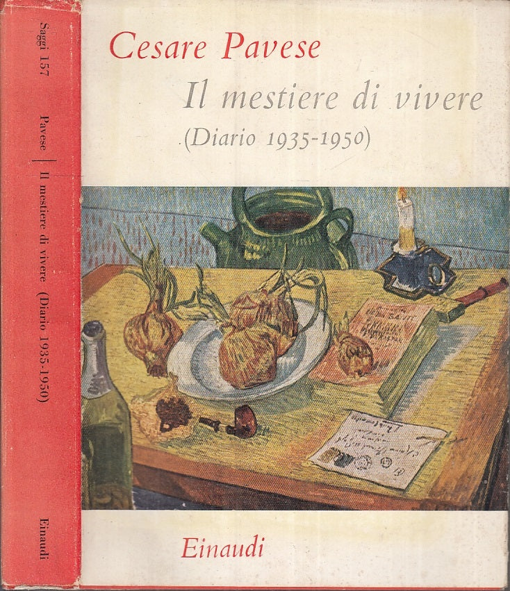 LN- IL MESTIERE DI VIVERE - CESARE PAVESE - EINAUDI -- 1a ED. - 1952 - BS- XFS21