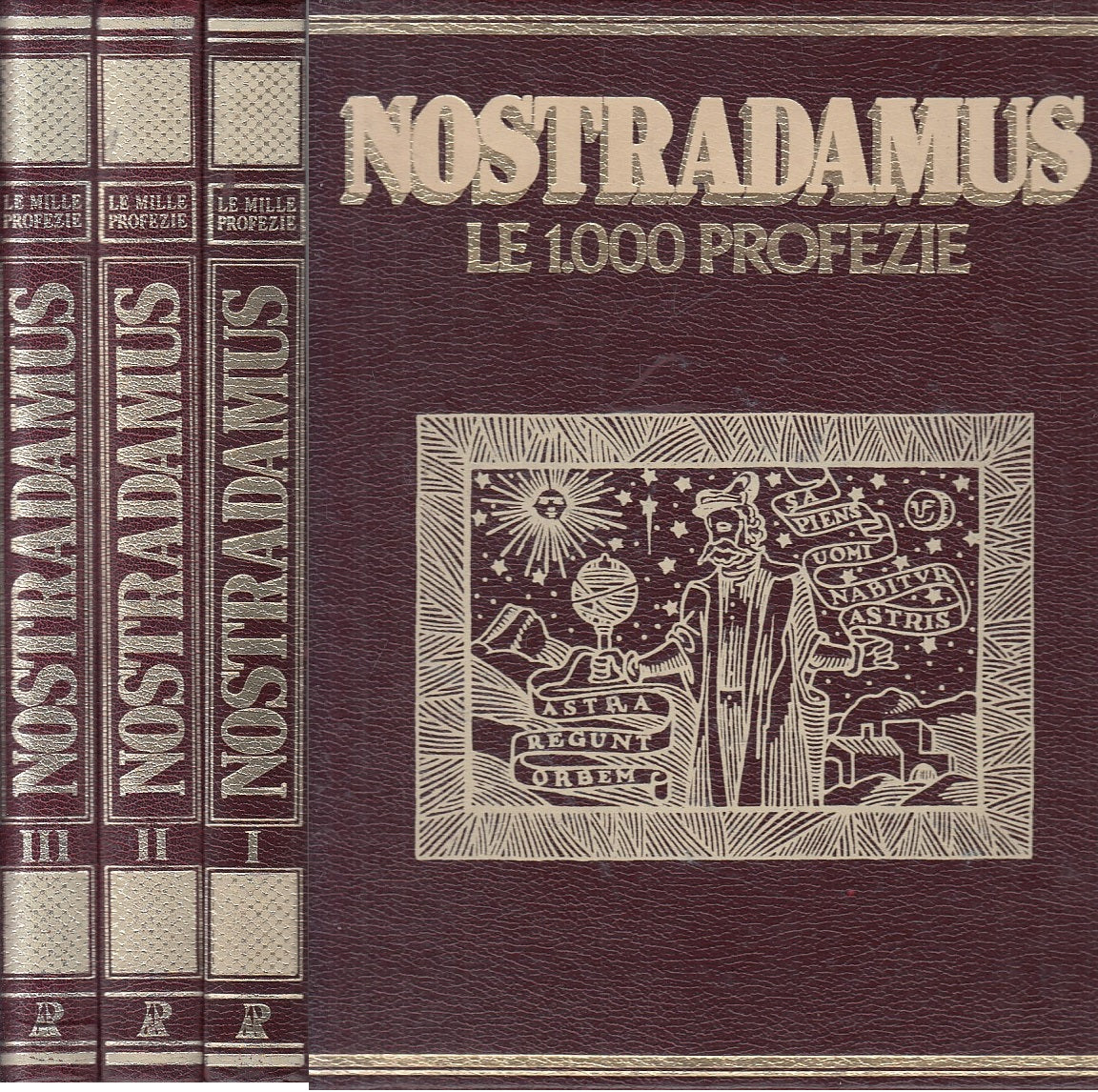 LS- NOSTRADAMUS LE 1000 MILLE PROFEZIE 3 VOLUMI -- PERUZZO --- 1982 - C - YFS878
