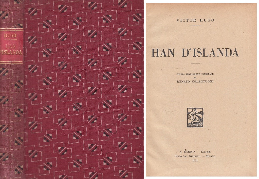 LN- HAN D'ISLANDA - VICTOR HUGO - BIETTI --- 1931 - C - YFS377