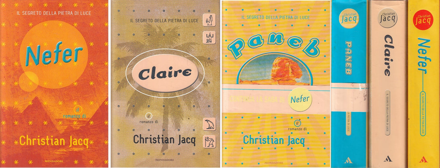LN- SEGRETO PIETRA LUCE NEFER CLAIRE PANEB- JACQ- MONDADORI--- 2000- BS - YFS326