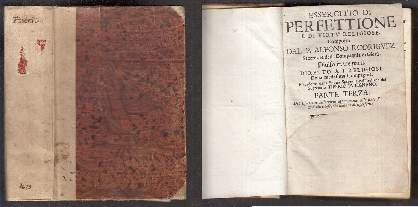 LH- ESERCITIO PERFETTIONE PARTE TERZA SEICENTINA- RODRIGUEZ---- 1679- C- XFS145