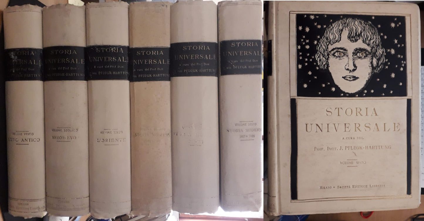 LS- STORIA UNIVERSALE 6 VOLUMI COMPLETA - PFLIGK HARTTUNG ---- 1930 - C - YFS
