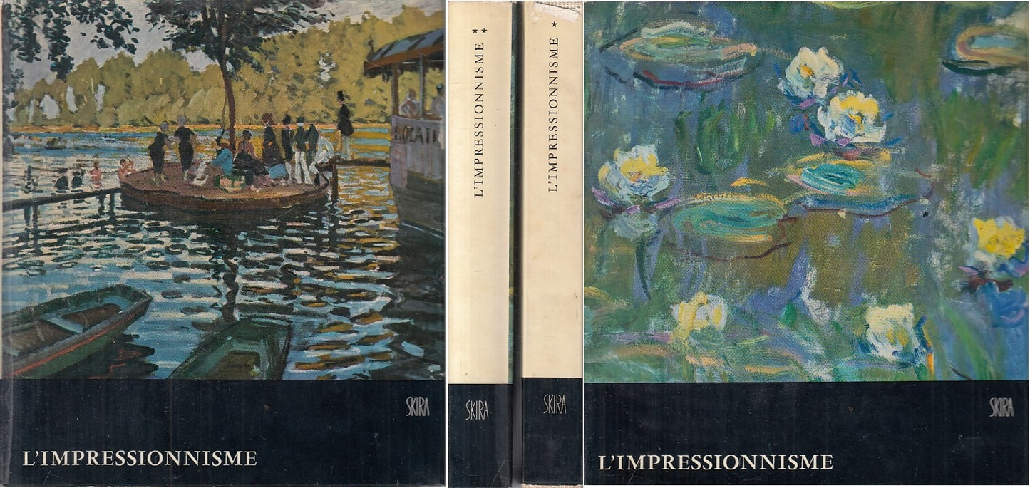 LT- L'IMPRESSIONNISME 2 VOLUMI IN FRANCESE -- SKIRA --- 1953 - CS - YFS92
