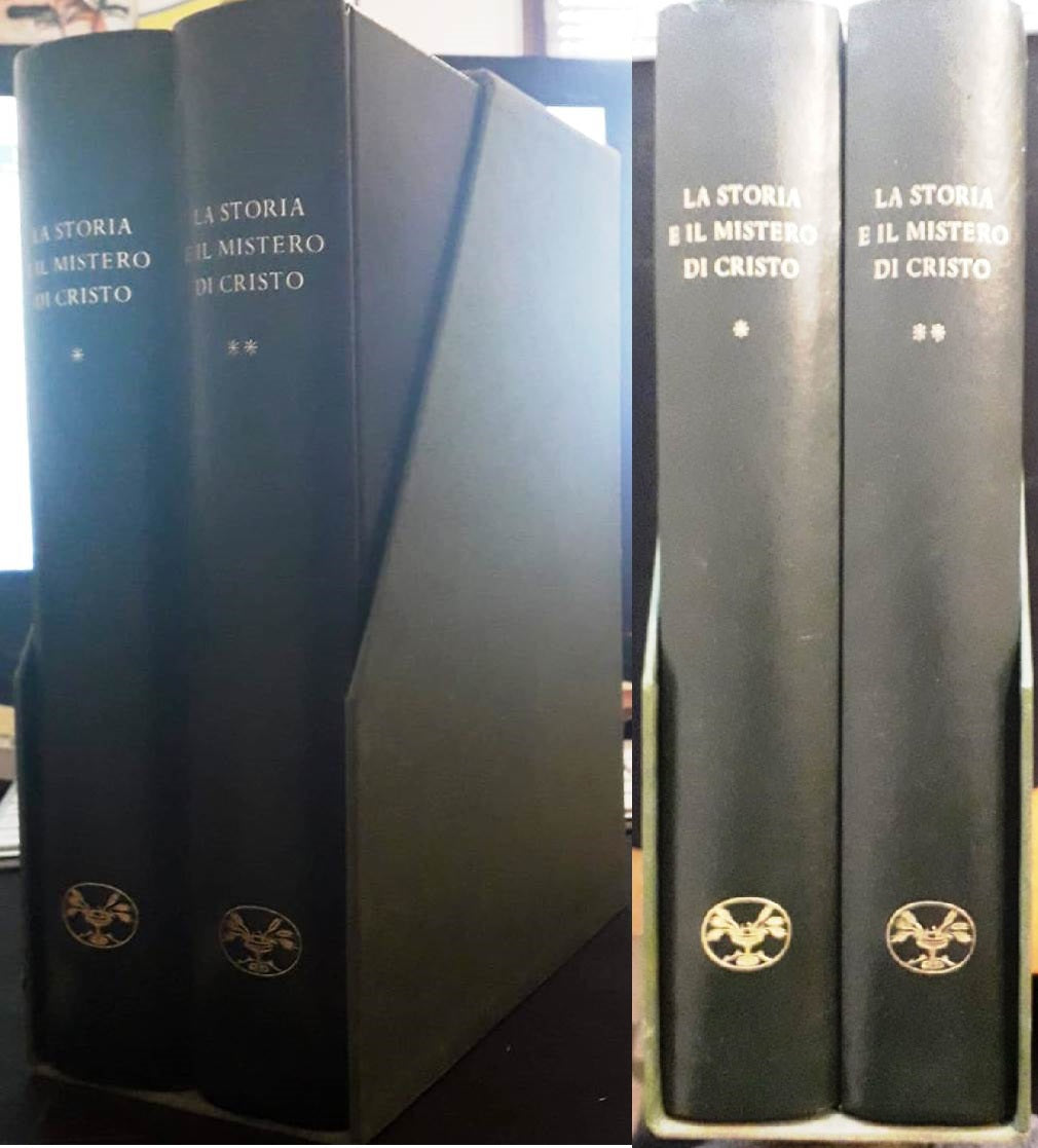 LD- LA STORIA E IL MISTERO DI CRISTO 2 VOLUMI -- DELL'ARCO --- 1964 - C - ZFS