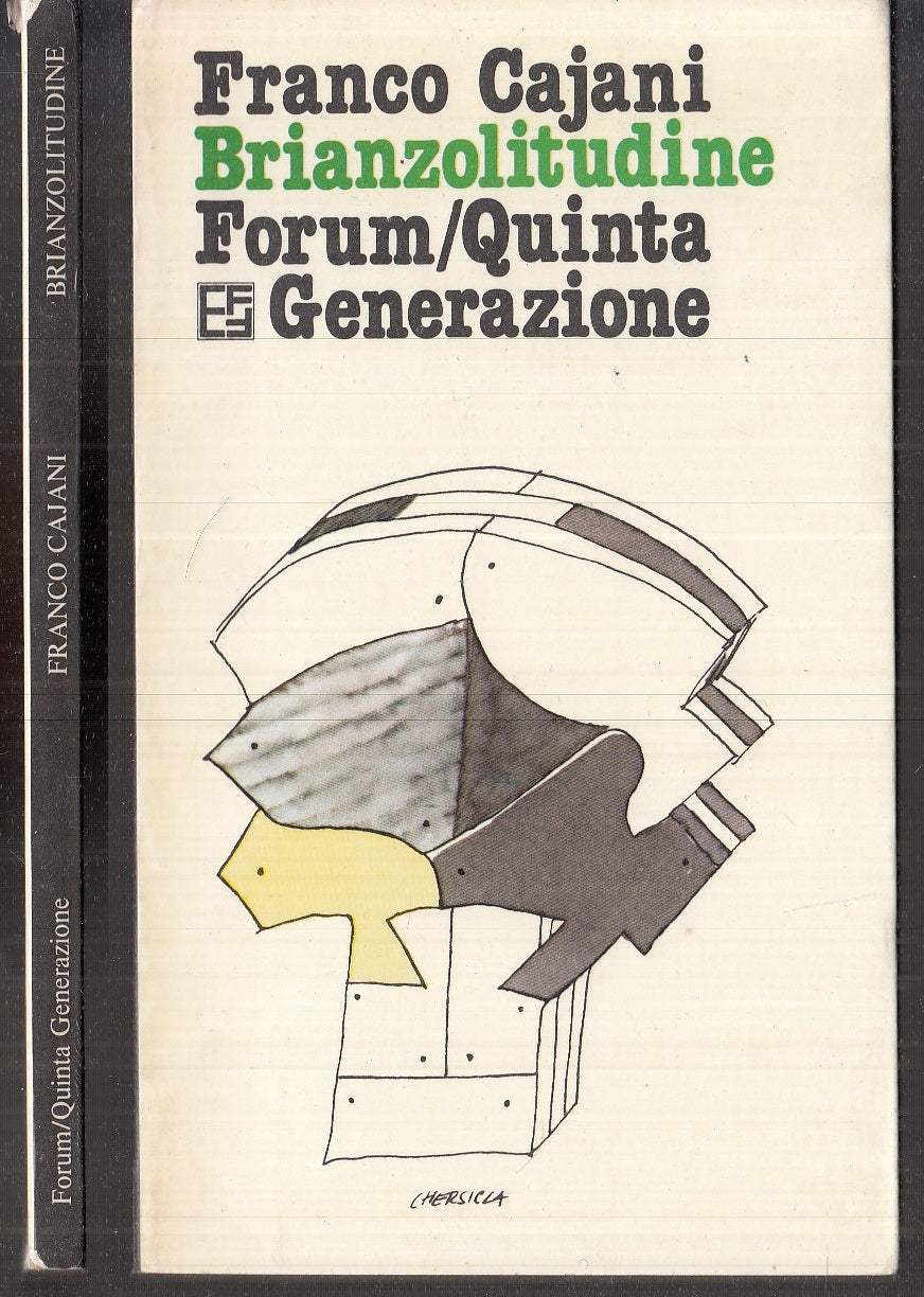LN- BRIANZOLITUDINE - CAJANI - FORUM QUINTA GENERAZIONE- POESIA-- 1979- B- XFS16