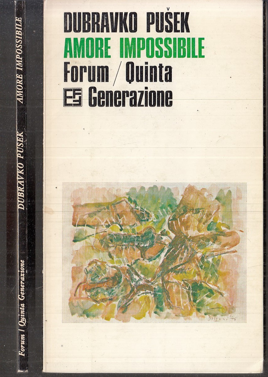 LN- AMORE IMPOSSIBILE - PUSEK- FORUM QUINTA GENERAZIONE- POESIA-- 1978- B- XFS16
