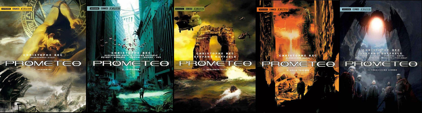 FV- PROMETEO 1/5 COMPLETA -- MONDADORI COMICS FANTASTICA - 2014 - C - TBX