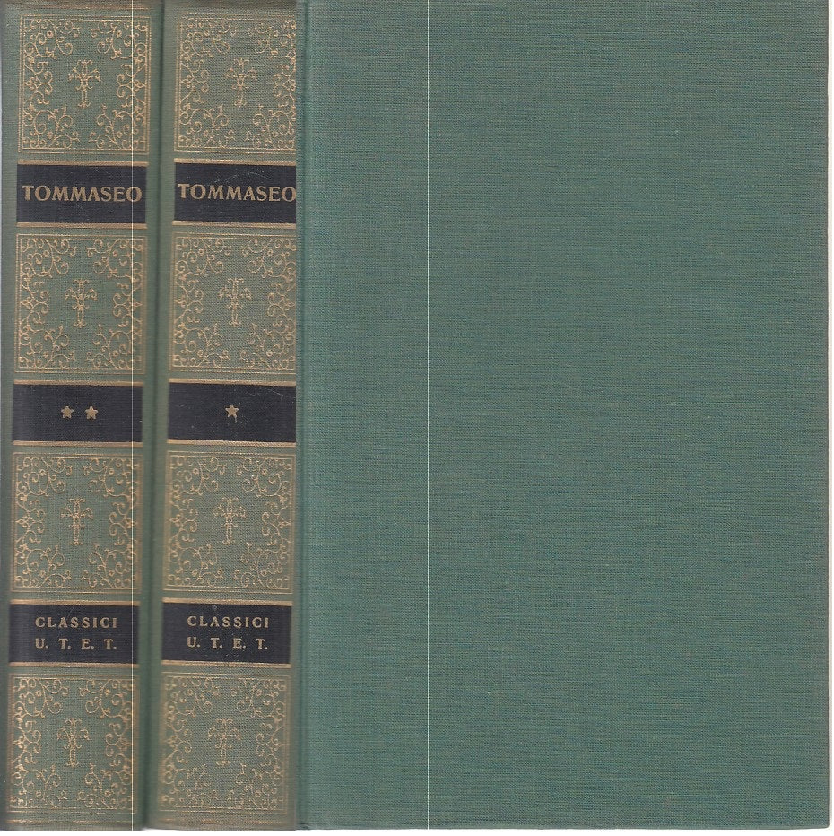 POESIE E PROSE 2 VOLUMI - TOMMASEO - UTET - CLASSICI -- 1966 - C - XFS