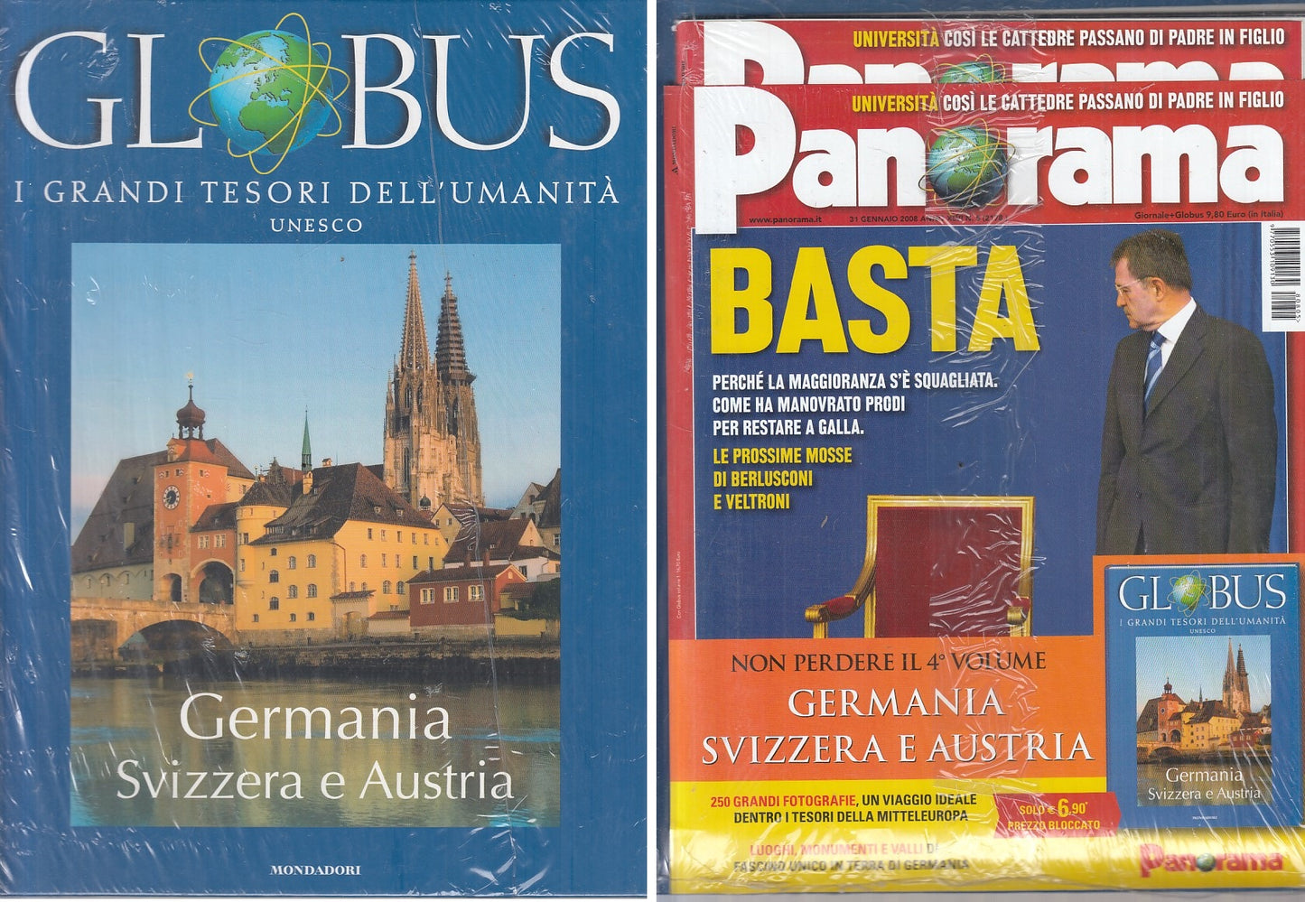 LV- GLOBUS TESORI UMANITA' UNESCO GERMANIA -- MONDADORI --- 2007 - C - ZFS687