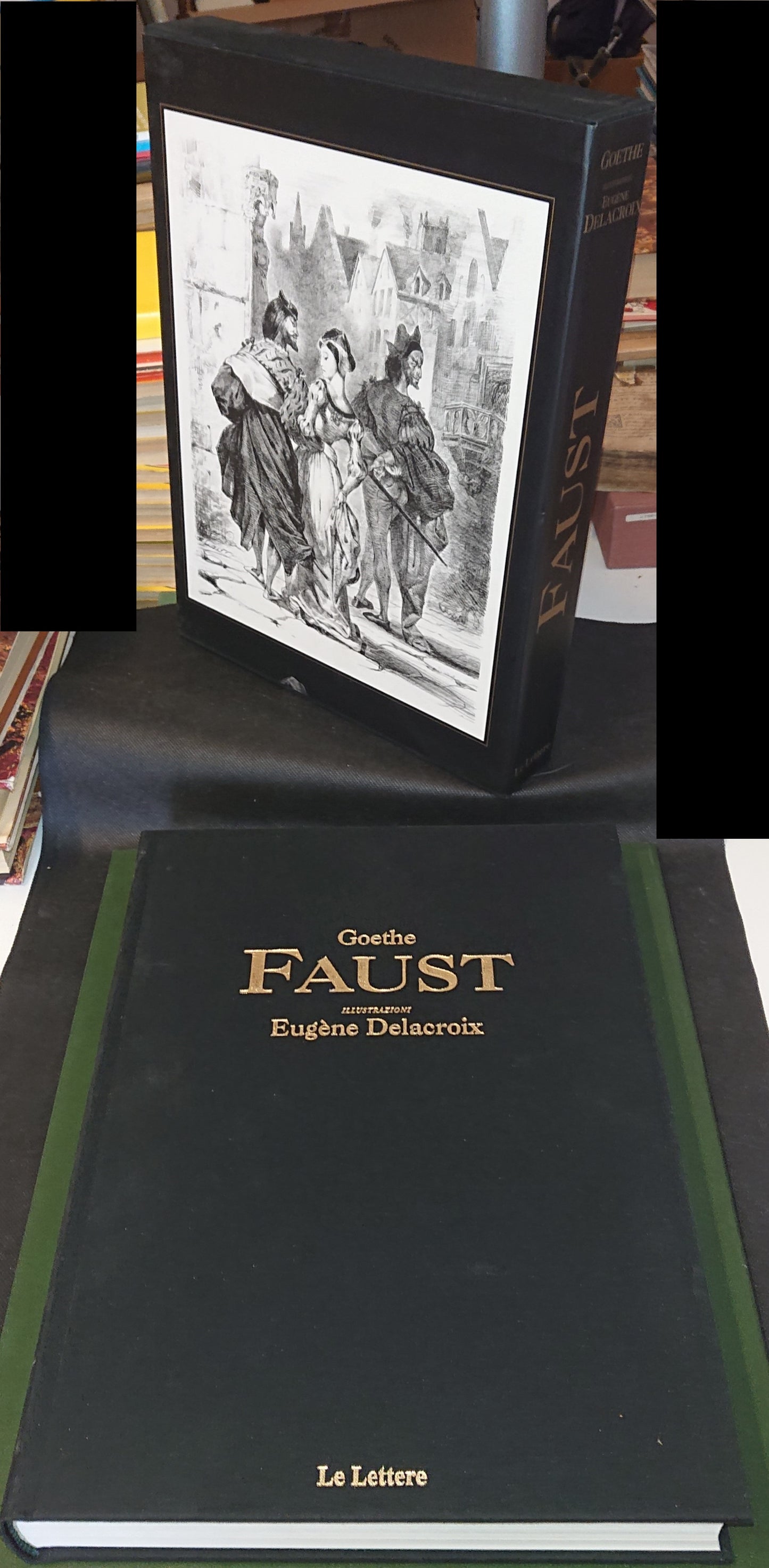 LN- FAUST (ILLUST EUGENE DELACROIX)- GOETHE- LE LETTERE--- 1997- C- YFS818