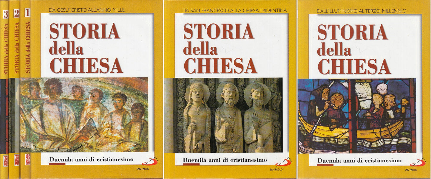 LD- STORIA DELLA CHIESA 3 VOLL. -- SAN PAOLO - CRISTIANESIMO-- 2000 - CS - YFS52