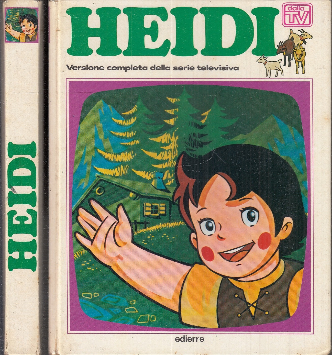LB- HEIDI VERSIONE COMPLETA SERIE TELEVISIVA - SPYRI - EDIERRE --- 1978 - C- RGZ