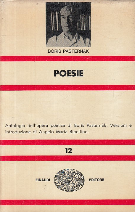 LN- POESIE - BORIS PASTERNAK - EINAUDI - NUOVA UNIVERSALE -- 1967 - CS - ZFS605