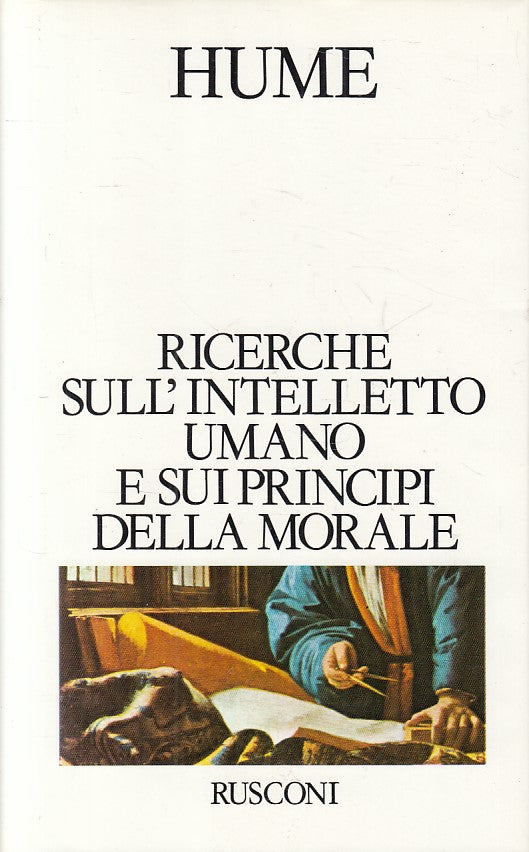 LS- RICERCHE INTELLETTO PRINCIPI MORALE - HUME - RUSCONI --- 1980 - CS - ZFS247