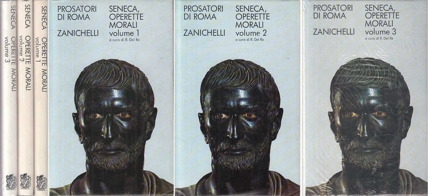 LN- OPERETTE MORALI 3 VOLL. - SENECA - ZANICHELLI- PROSATORI-- 1973 - CS - ZFS67