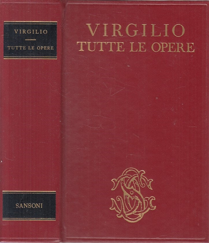 LS- TUTTE LE OPERE - VIRGILIO - SANSONI - VOCI NEL MONDO -- 1975 - C - ZFS316