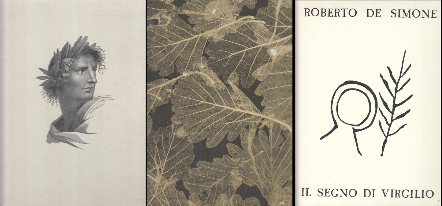 LT- IL SEGNO DI VIRGILIO - ROBERTO DE SIMONE- EDITORIALE PUTEOLI--- 1982- C- ZFS