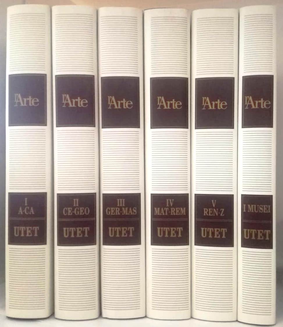 LZ- L'ARTE I MUSEI 6 VOLUMI OPERA COMPLETA STUPENDI -- UTET --- 2002 - CS - YFS