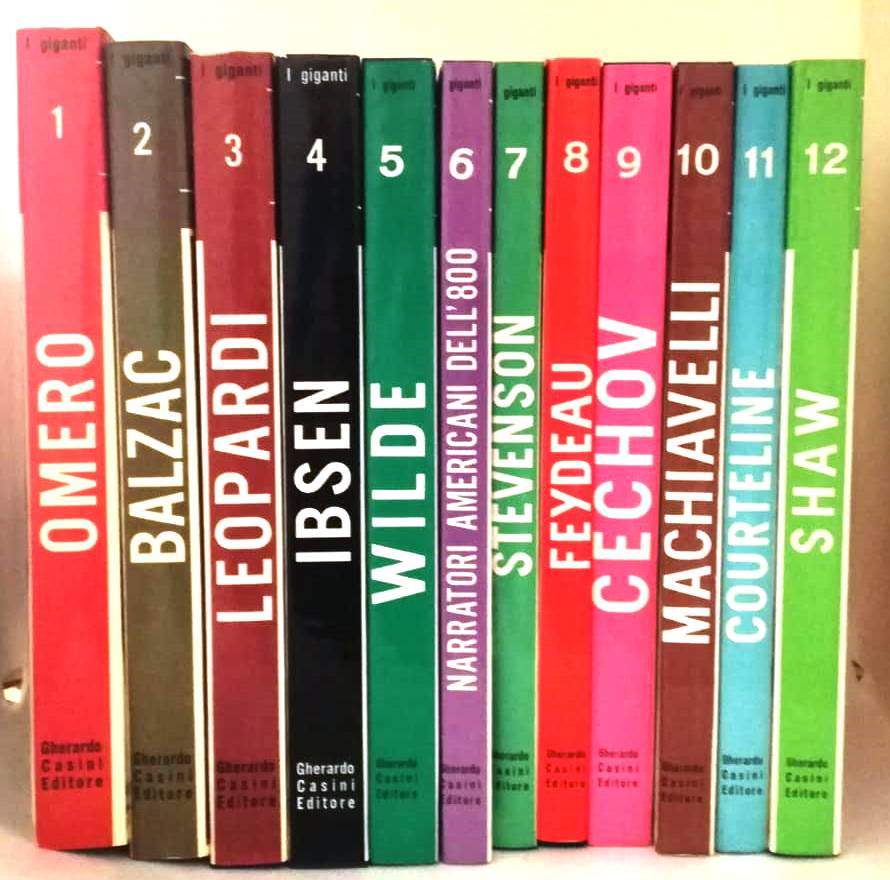 LZ- I GIGANTI 1/12 COMPLETA OMERO IBSEN SHAW -- GHERARDO CASINI--- 1966- CS- YFS