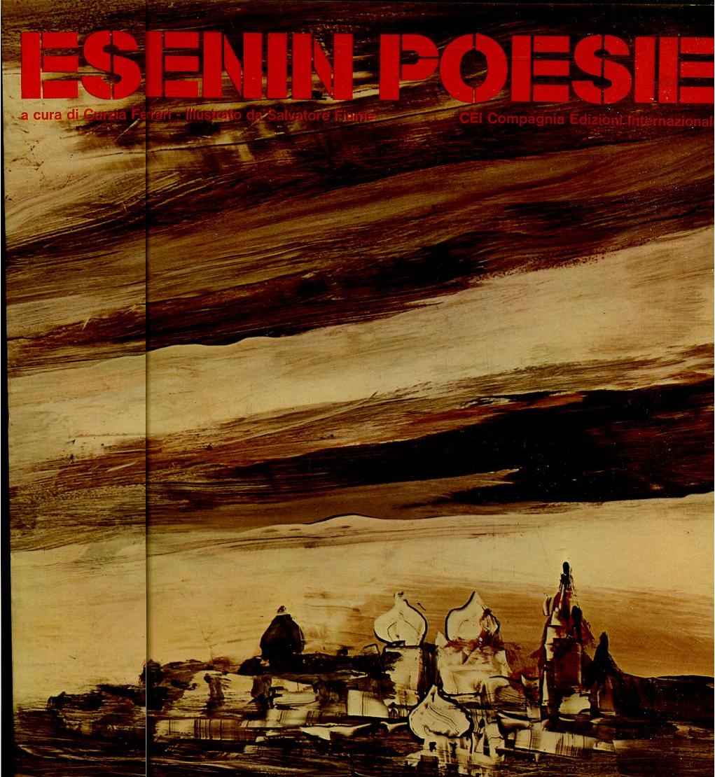 LT- ESENIN POESIE - CURZIA FERRARI SALVATORE FIUME - CEI--- 1968- C- YFS461
