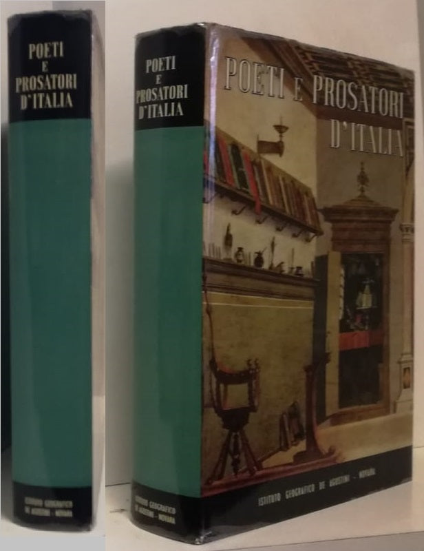 LS- POETI E PROSATORI D'ITALIA - ALFREDO COLOMBO- DeAGOSTINI--- 1957- CS- YFS617