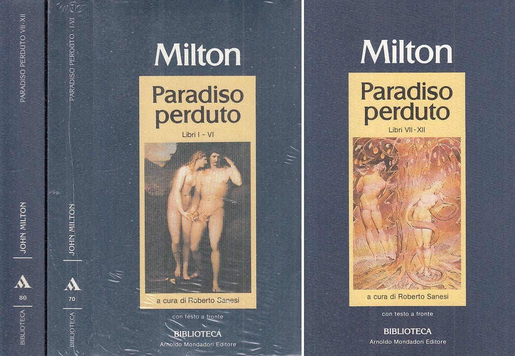 LN- PARADISO PERDUTO TESTO A FRONTE - MILTON - MONDADORI --- 1987 - BS - ZFS231