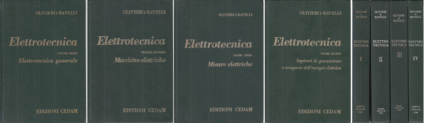 LZ- ELETTRONICA 4 VOLL. - OLIVIERI RAVELLI - CEDAM --- 1983 - C - ZFS320
