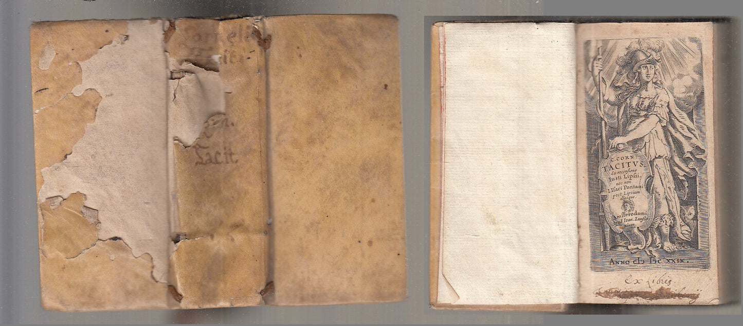 LH- CORNELIO TACITUS EX IUSTI LIPSII SEICENTINA -- IANSSONIUM--- 1629- C- XFS110