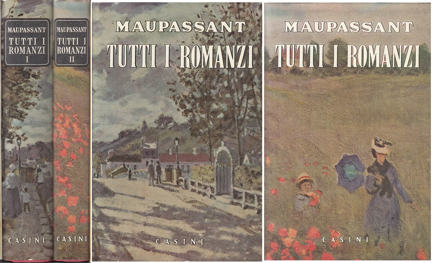 LN- TUTTI I ROMANZI 2 VOLL.- MAUPASSANT - CASINI - MAESTRI -- 1958 - CS - ZFS326