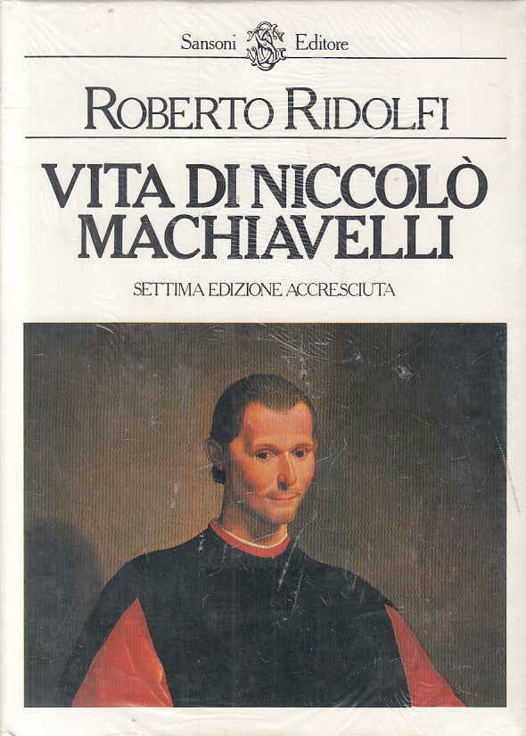 LS- VITA DI NICCOLO' MACHIAVELLI - RIDOLFI - SANSONI --- 1981 - CS - ZFS327