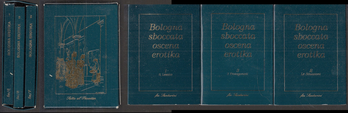 LX- BOLOGNA SBOCCATA OSCENA EROTIKA 3 VOLUMI-- FELSINEA MINIMA--- 1993- B-XFS112
