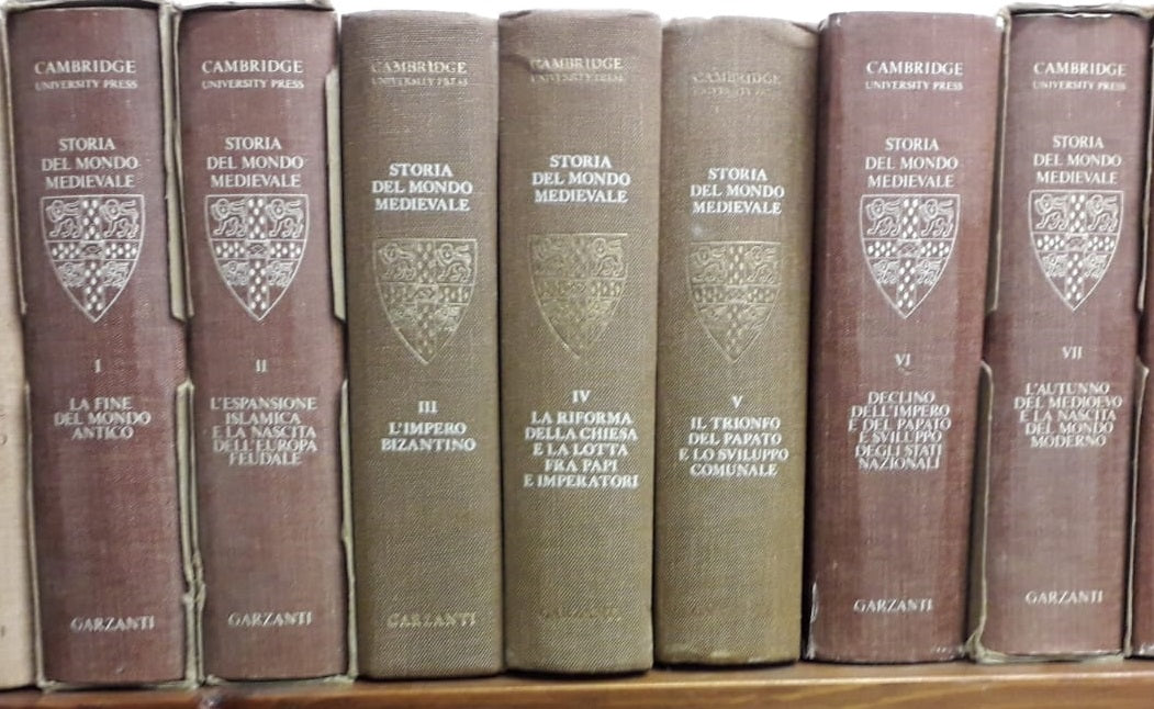 LS- STORIA DEL MONDO MEDIEVALE 7 VOLUMI -- GARZANTI - CAMBRIDGE --- 1978- CS