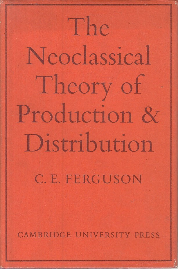 LZ- NEOCLASSICAL THEORY PRODUCTION DISTRIBUTION-- CAMBRIDGE--- 1975 - CS - YFS29