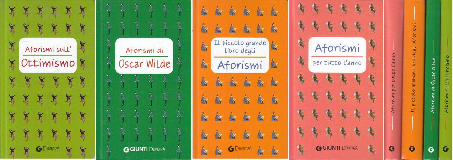 LN- AFORISMI 4 VOLUMI -- GIUNTI DEMETRA -- 1a ED. - 2004 - C - YFS43