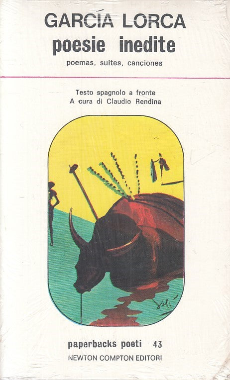 POESIE INEDITE SPAGNOLO A FRONTE - LORCA- NEWTON--- 1976- B - YFS86