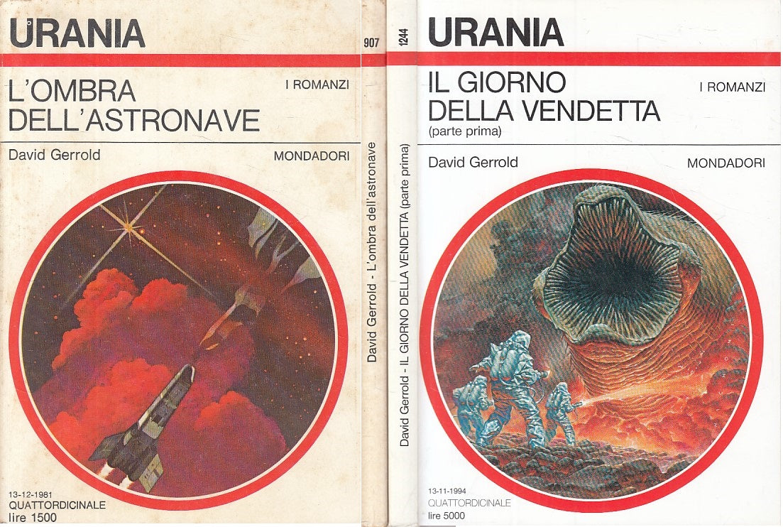 LF- URANIA N.907 1244 OMBRA ASTRONAVE GIORNO VENDETTA - GERROLD -- 1981 - B