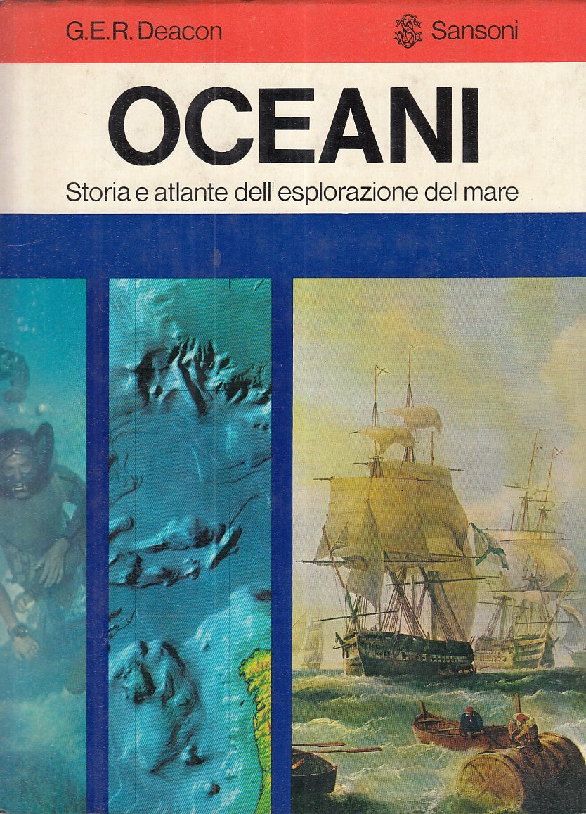 LZ- STORIA ATLANTE ESPLORAZIONE DEL MARE- DEACON- SANSONI --- 1974 - CS - YFS954