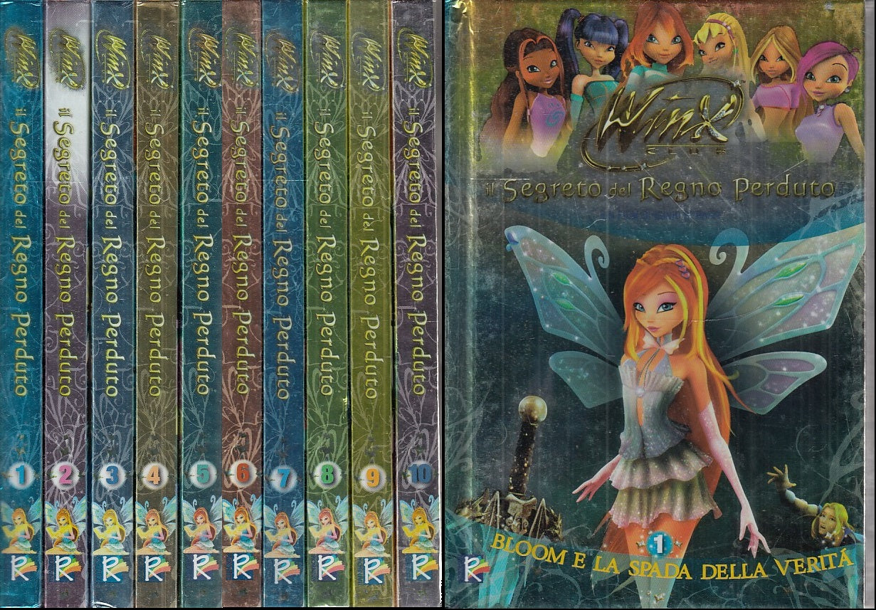 LB- WINX CLUB SEGRETO DEL REGNO PERDUTO 1/10 COMPLETA-- RAINBOW--- 2007- CS- RGZ