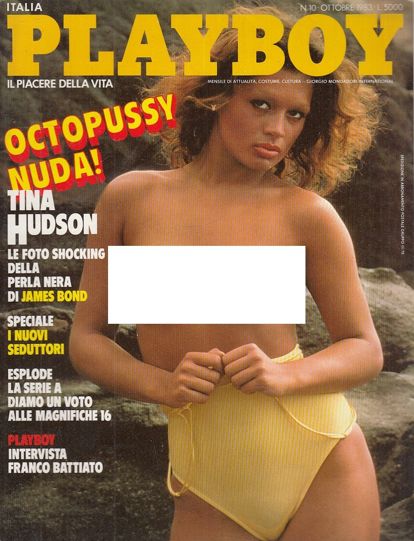 LX- PLAYBOY OTTOBRE OCTOPUSSY COMPLETO DI POSTERINO ----- 1983 - S - YFS