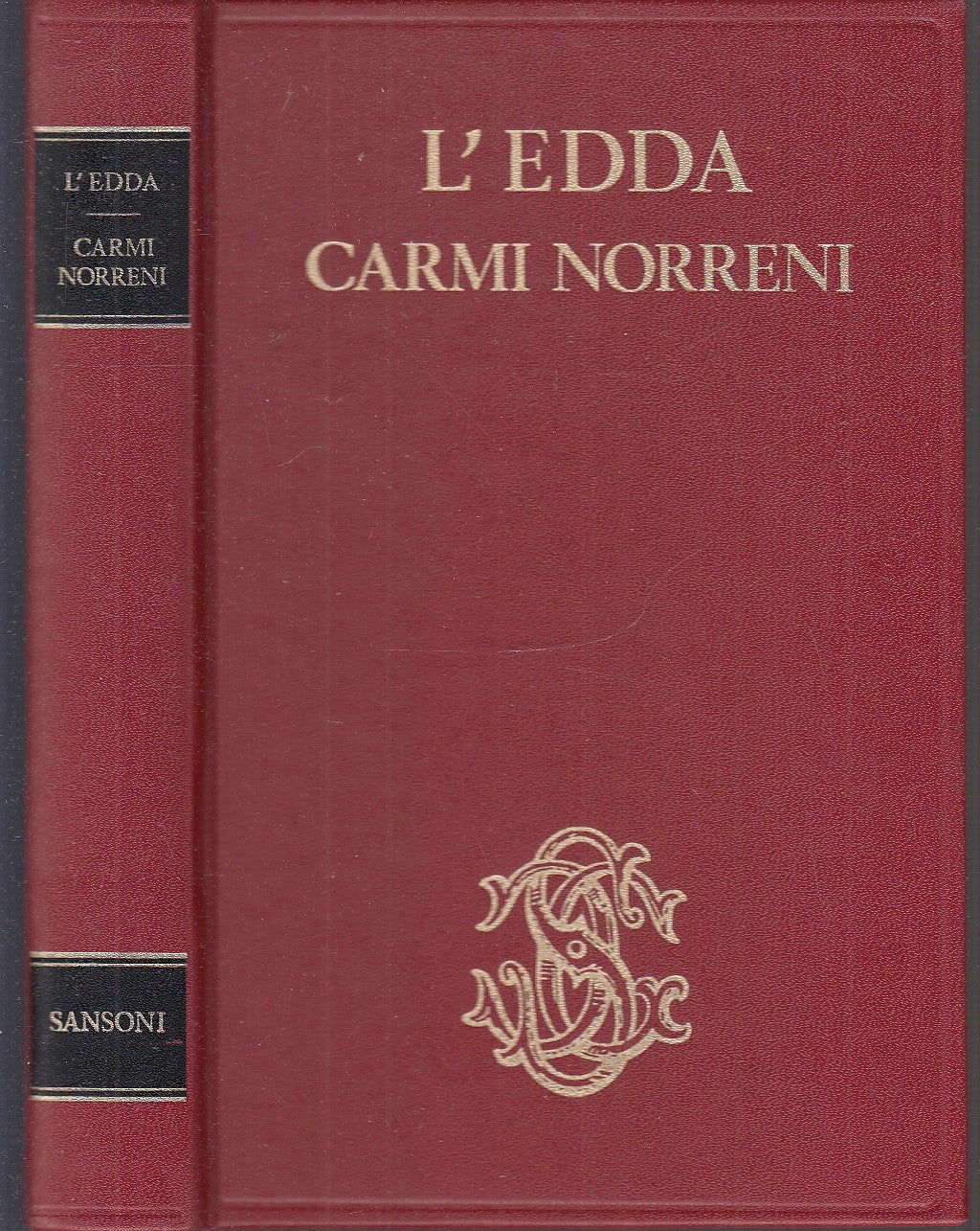 LN- CARMI MINORENNI - L'EDDA - SANSONI - LE VOCI DEL MONDO -- 1982 - C - XFS114