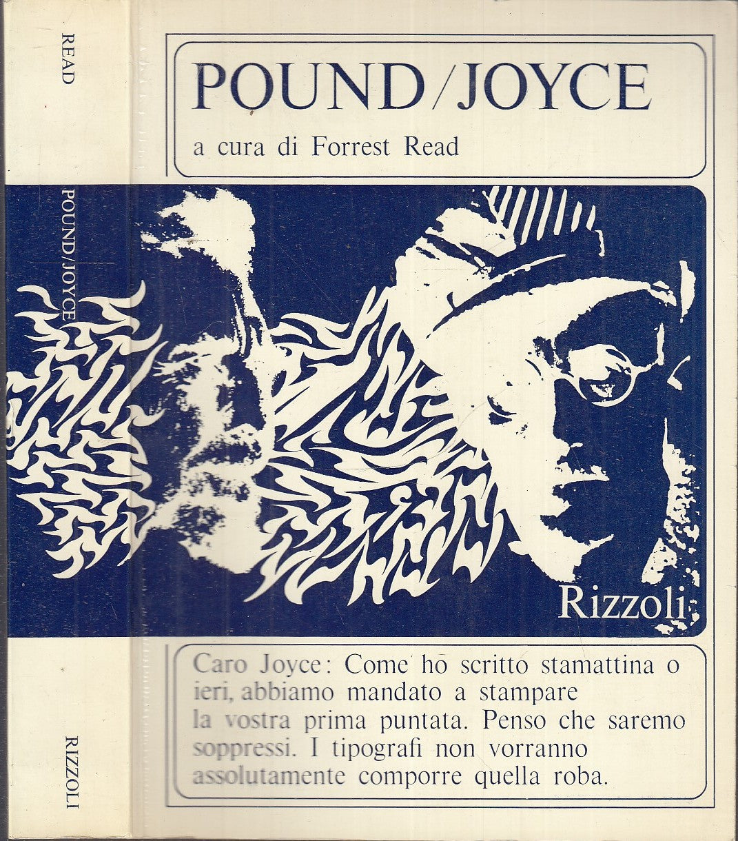 LS- LE LETTERE A JOYCE SAGGI SU JOYCE DI EZRA POUND-- RIZZOLI--- 1969- B- XFS114