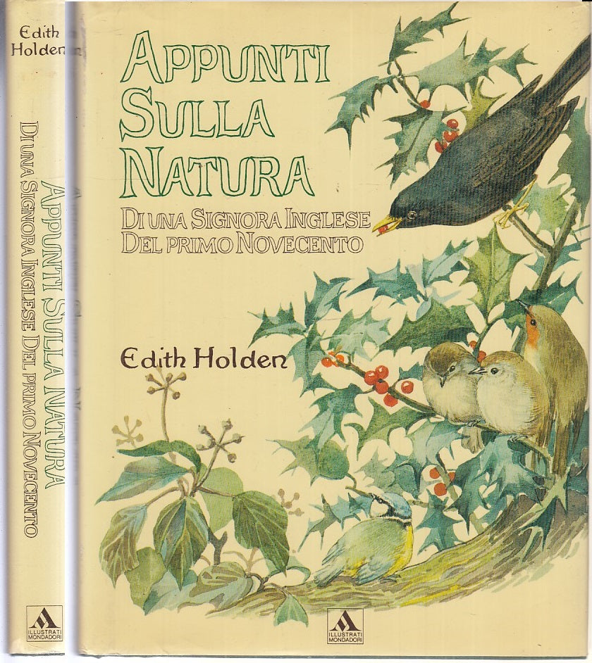 LZ- APPUNTI SULLA NATURA- EDITH HOLDEN- MONDADORI- ILLUSTRATI-- 1989- CS- XFS115