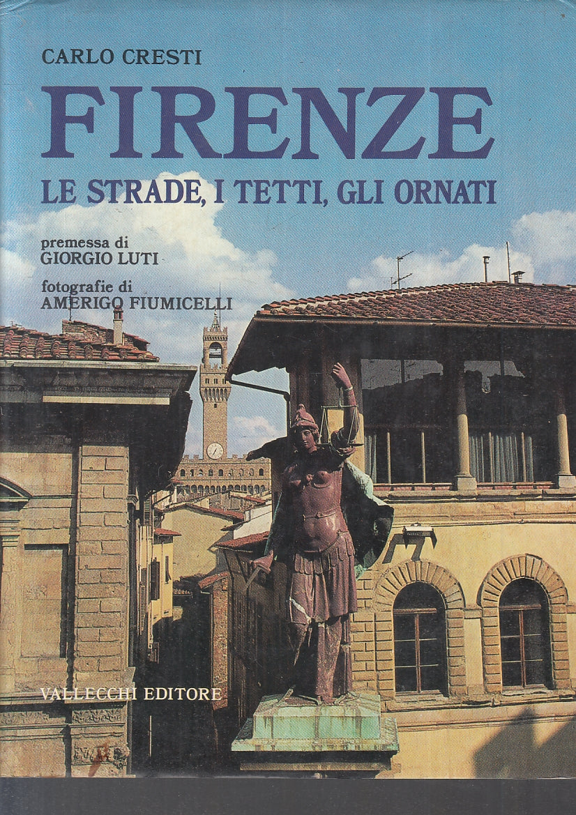LV- FIRENZE STRADE TETTI ORNATI - CARLO CRESTI - VALLECCHI --- 1985 - CS- YFS759