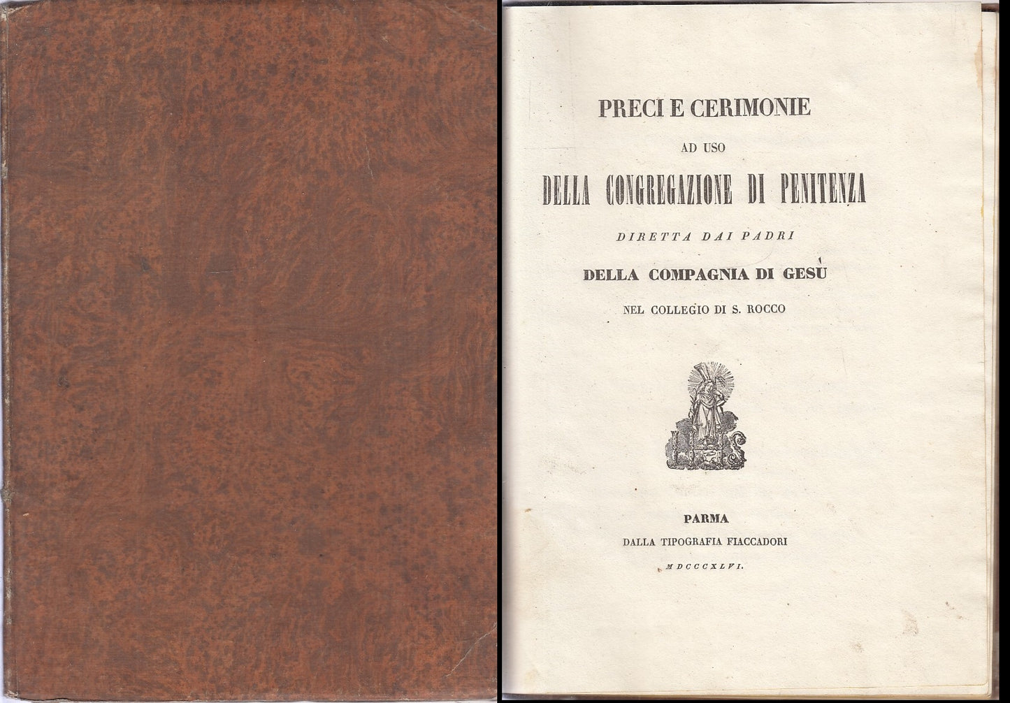 LH- PRECI E CERIMONIE COMPAGNIA GESU' -- FIACCADORI PARMA --- 1846 - C- XFS129