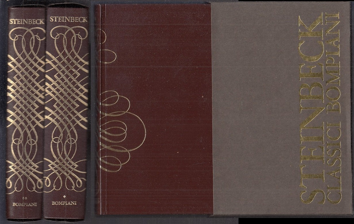 LN- ROMANZI 2 VOLUMI - JOHN STEINBECK - BOMPIANI - CLASSICI -- 1972 - C- XFS116