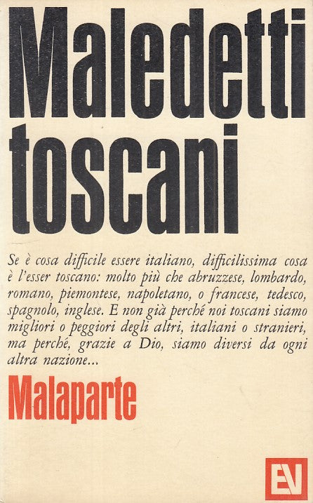 LS- MALEDETTI TOSCANI - MALAPARTE - VALLECCHI - ECONOMICA -- 1970 - B - YFS403
