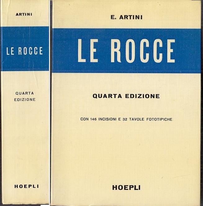 LZ- LE ROCCE CONCETTI E NOZIONI DI PETROGRAFIA- ARTINI- HOEPLI--- 1986- B- XFS47