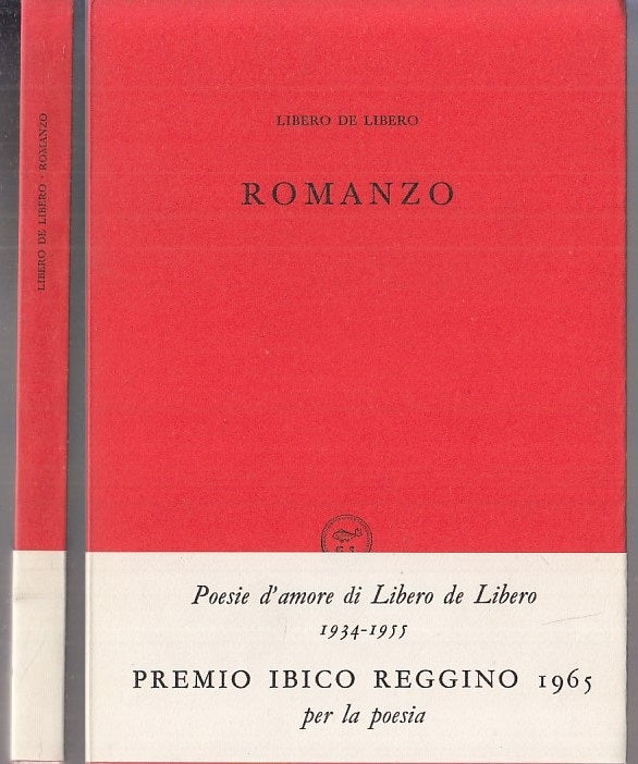 LN- ROMANZO POESIE D'AMORE- DE LIBERO- PESCE D'ORO- SCHEIWILLER-- 1965- B-XFS117