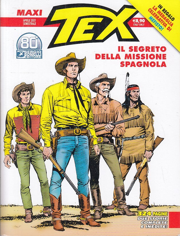 FB- MAXI TEX N.28 IL SEGRETO DELLA MISSIONE SPAGNOLA -- BONELLI - 2021 - B - P23